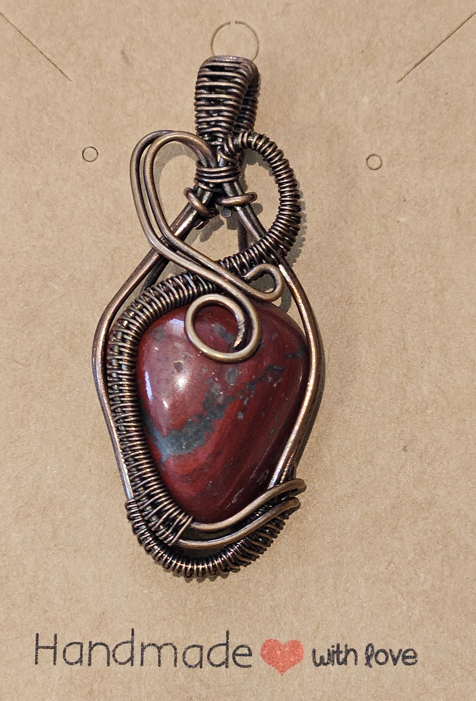 Banded Iron Jasper Pendant