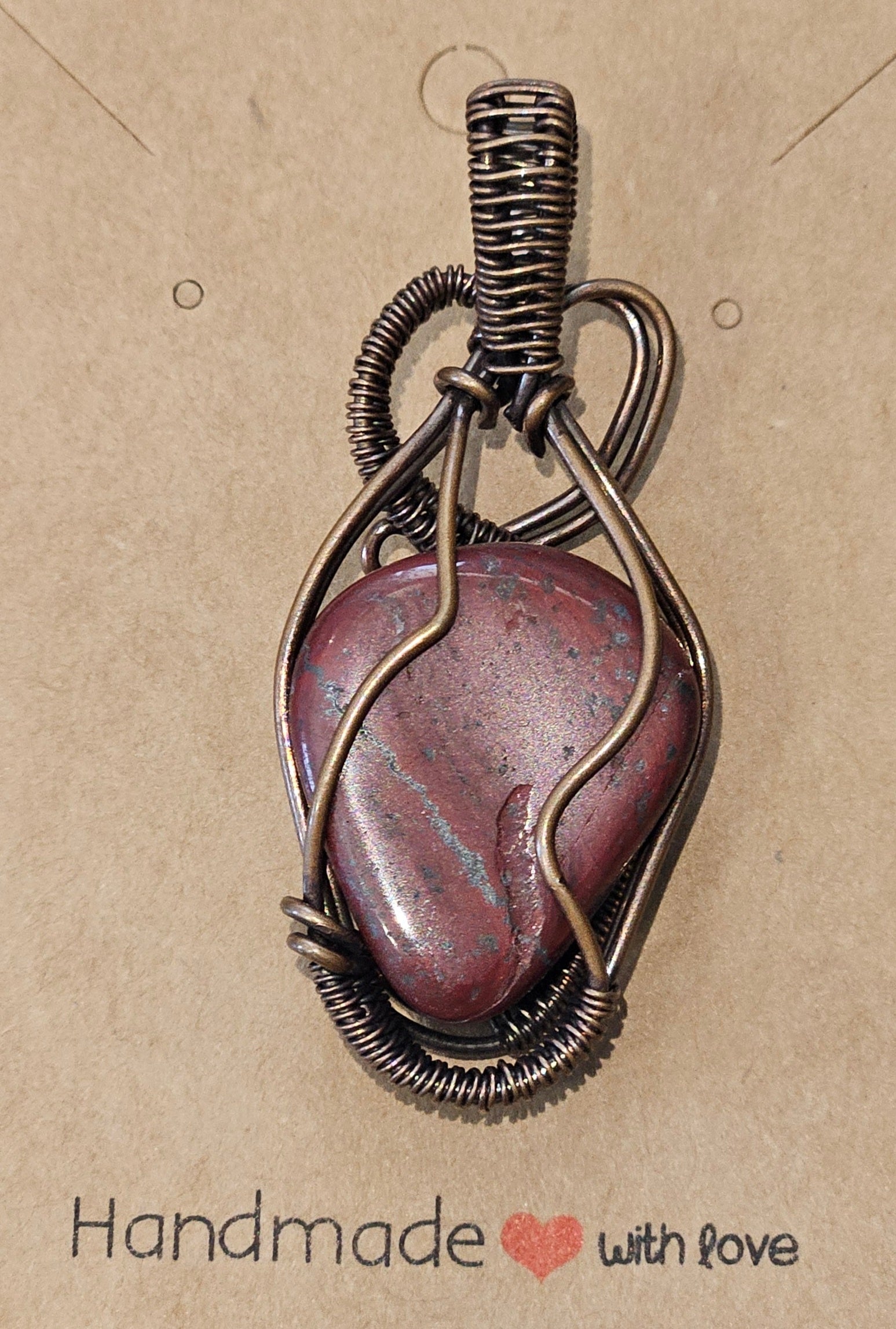 Banded Iron Jasper Pendant