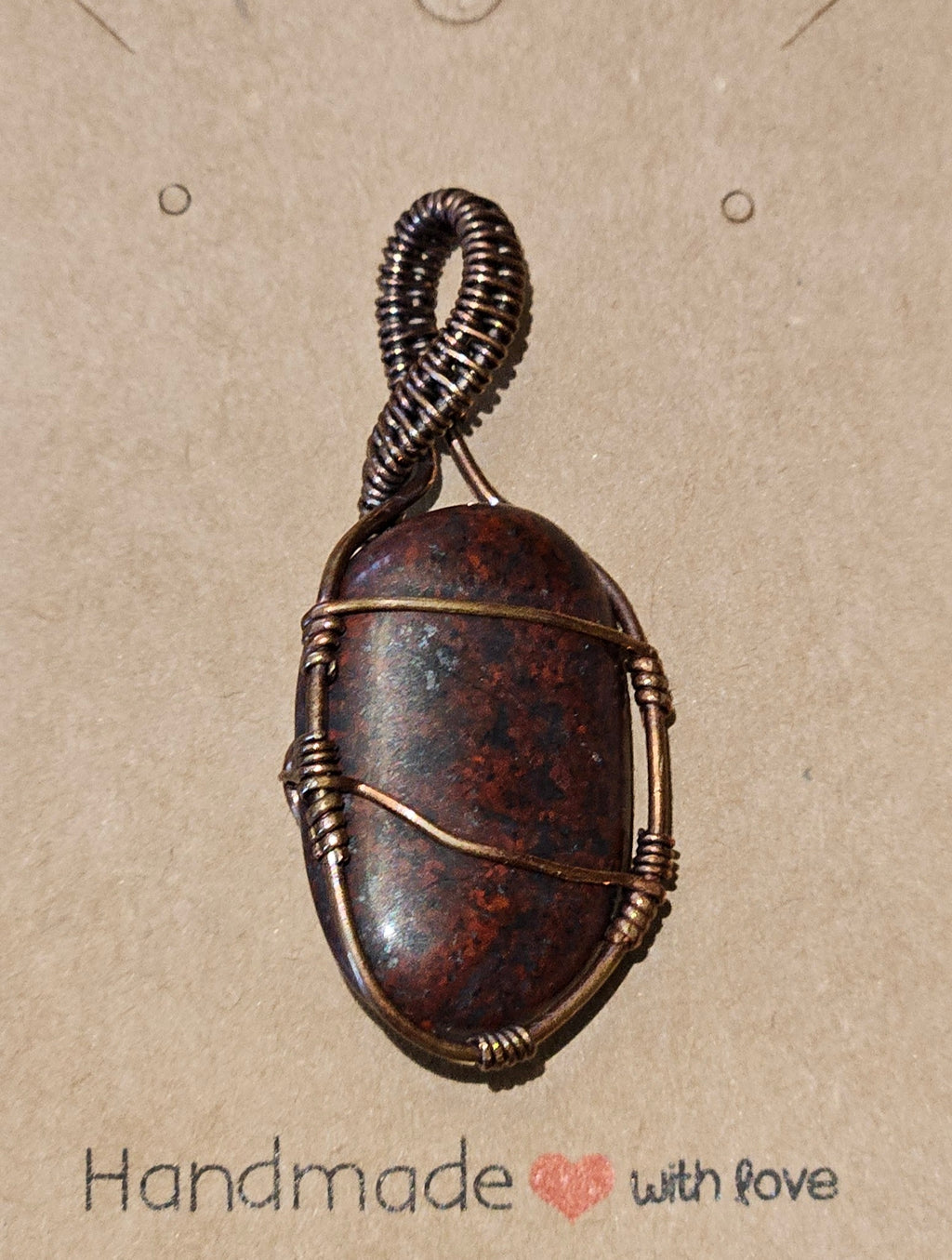 Banded Iron Jasper Pendant