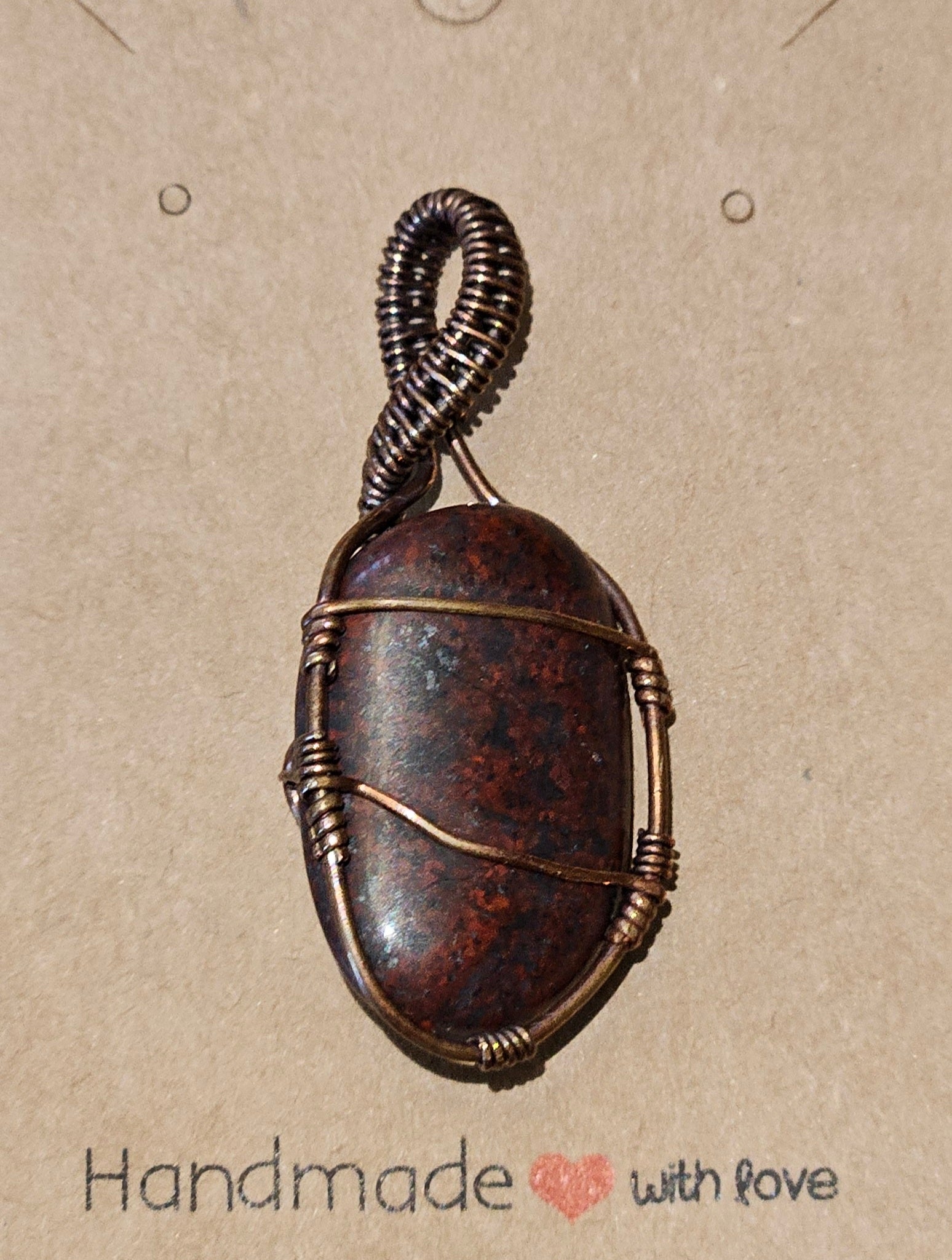 Banded Iron Jasper Pendant