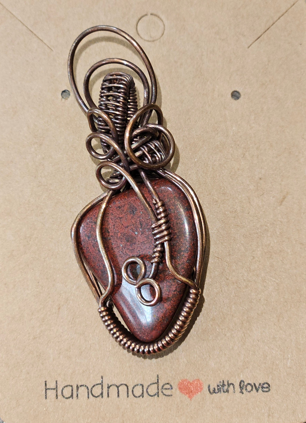 Banded Iron Jasper Pendant