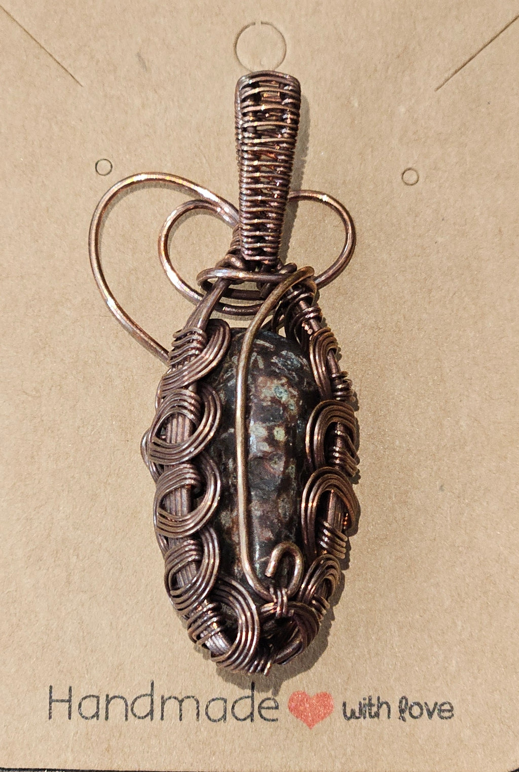 Basalt w/ Epidote Pendant