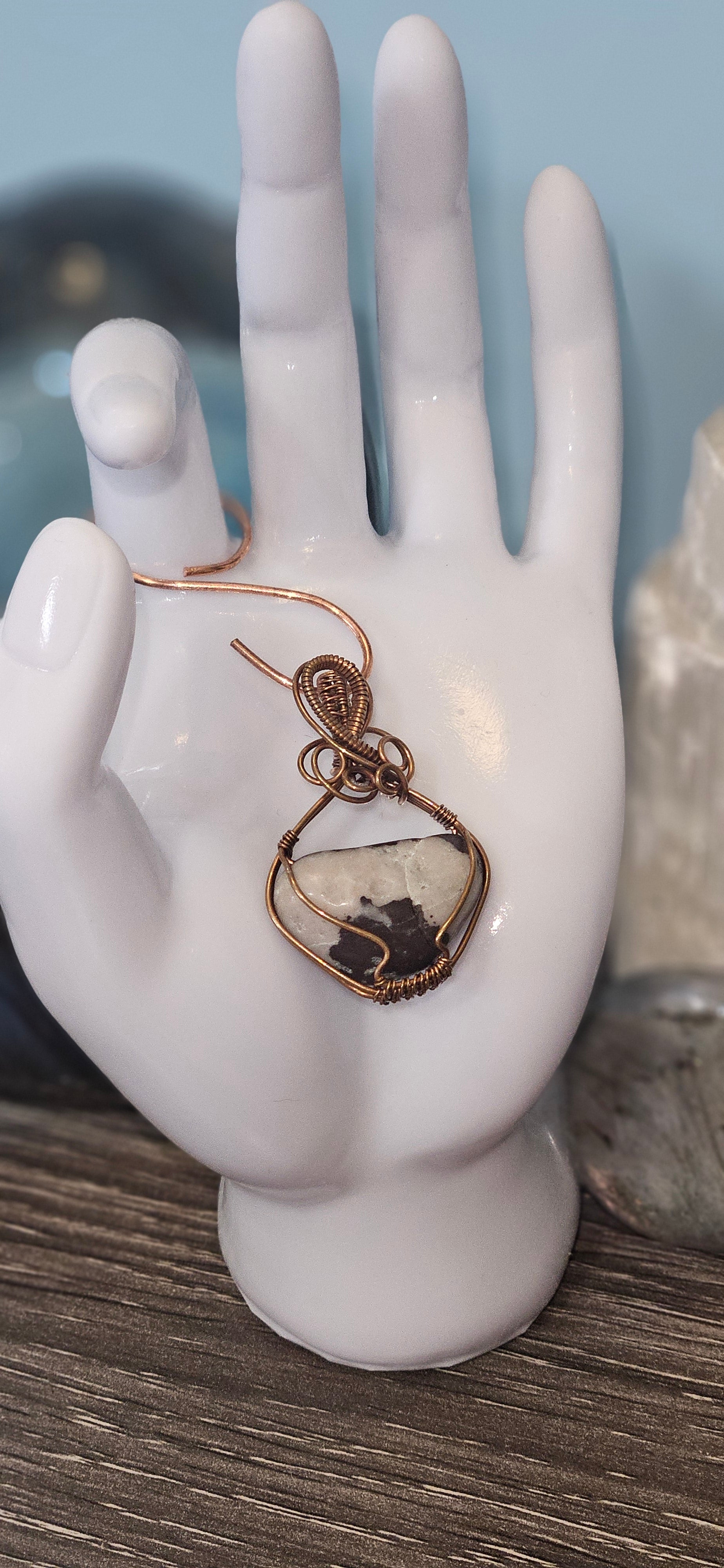 Basalt Quartz Pendant