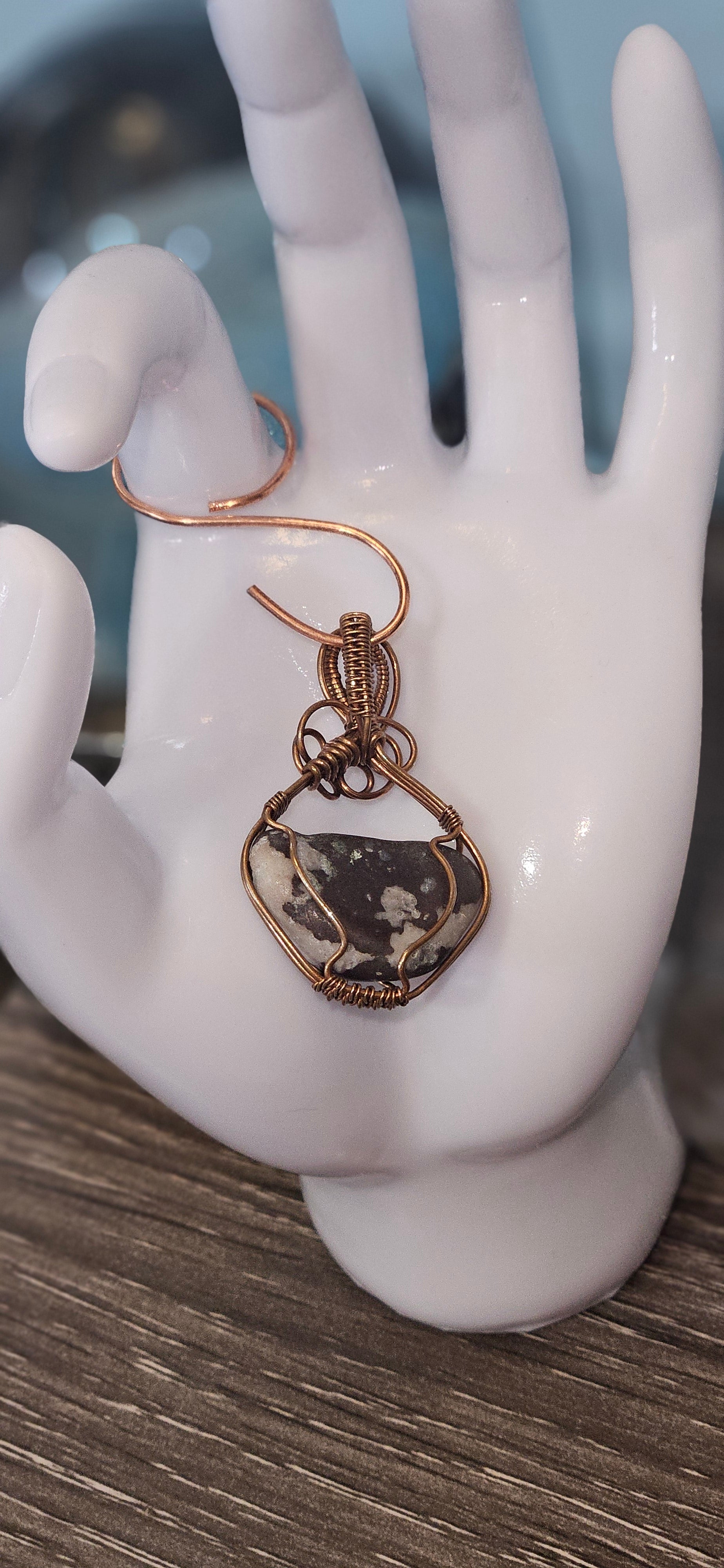 Basalt Quartz Pendant