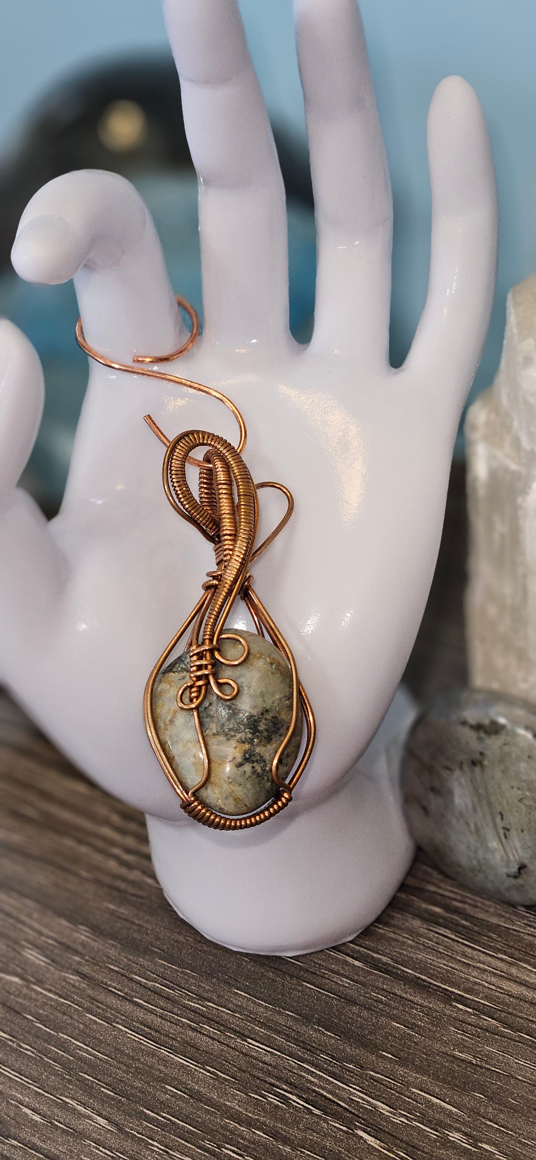 Basalt Quartz Pendant