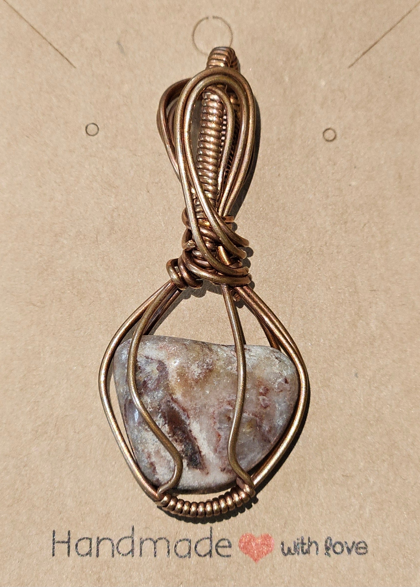 Brown Druzy Quartz Pendant
