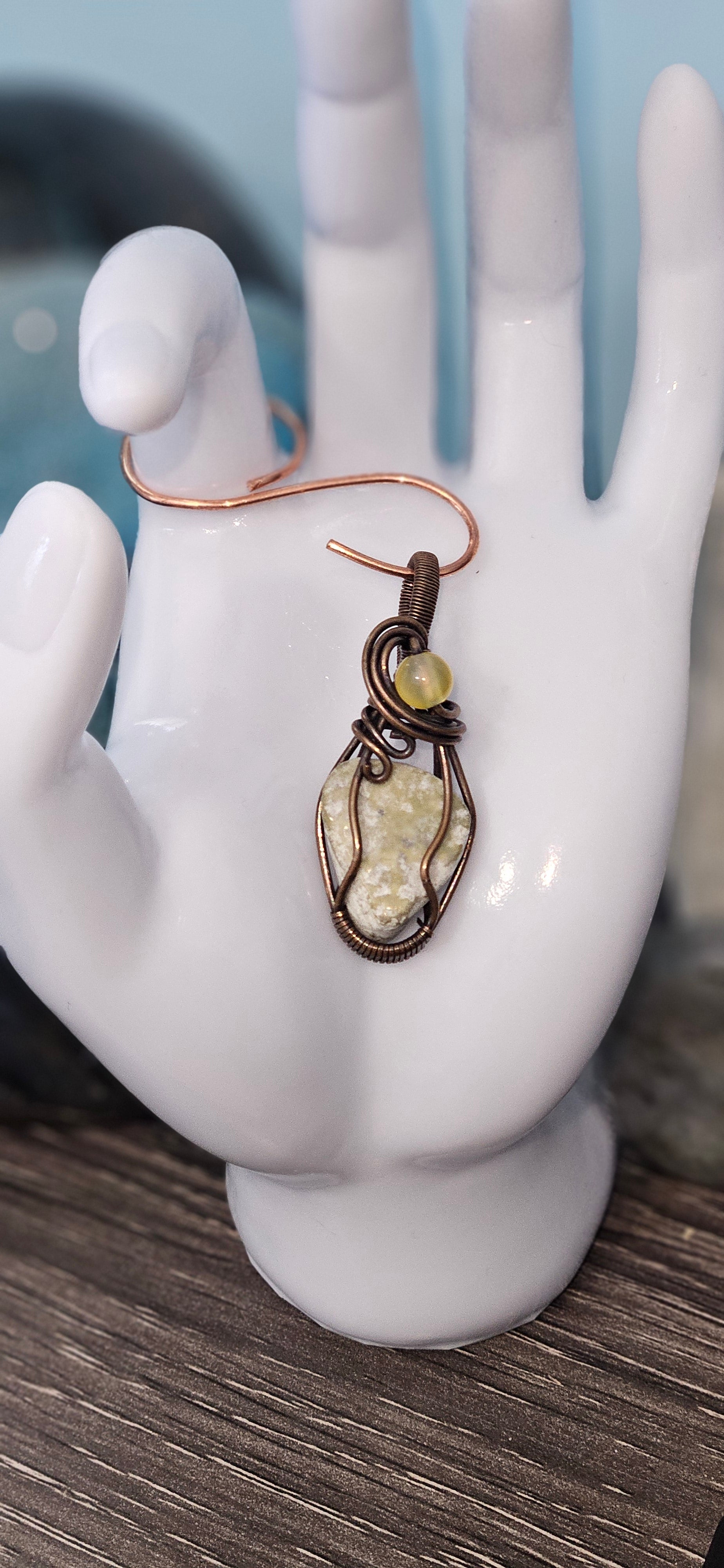 Epidote Quartz Pendant