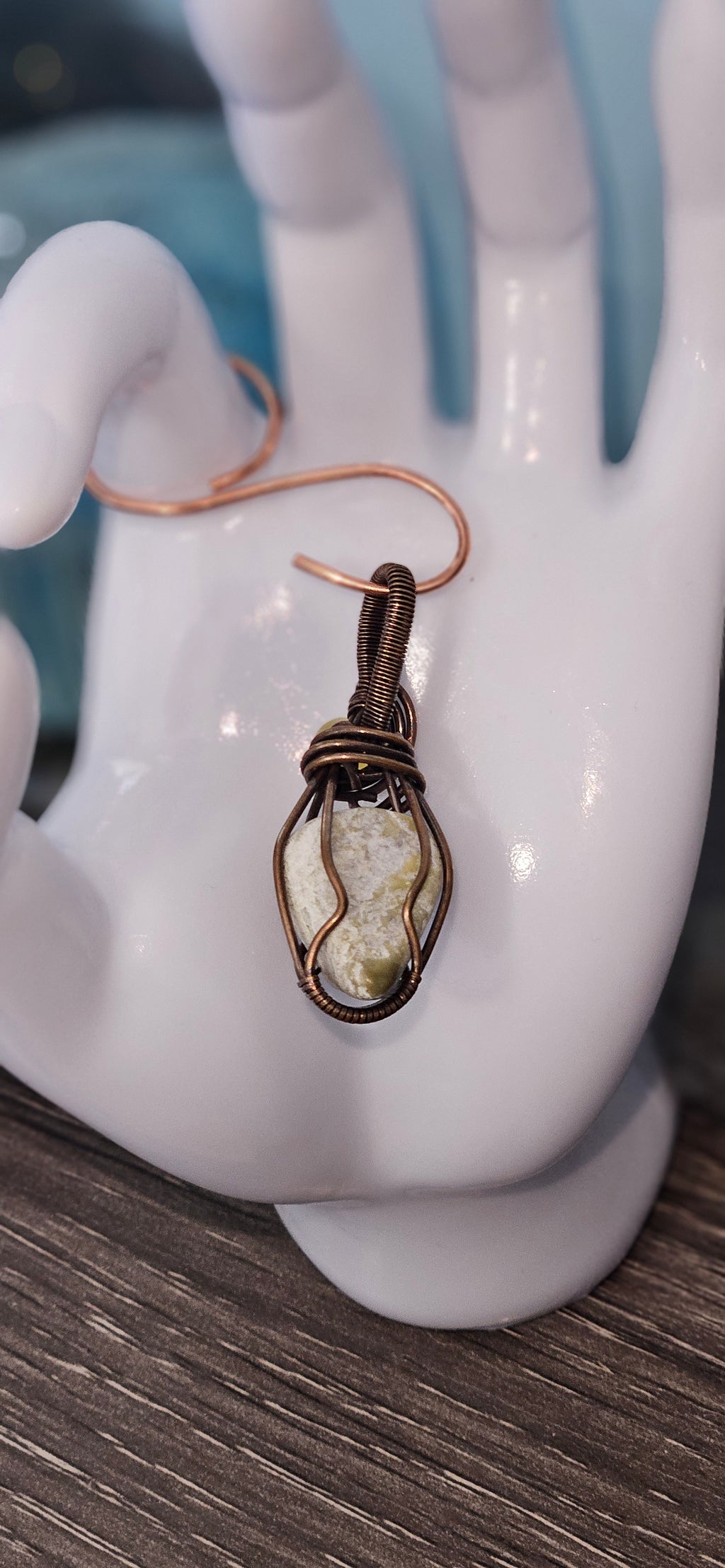 Epidote Quartz Pendant