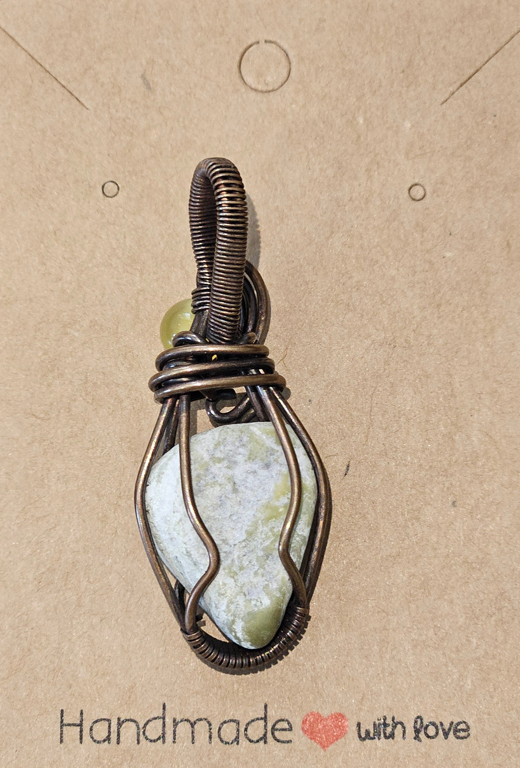 Epidote Quartz Pendant