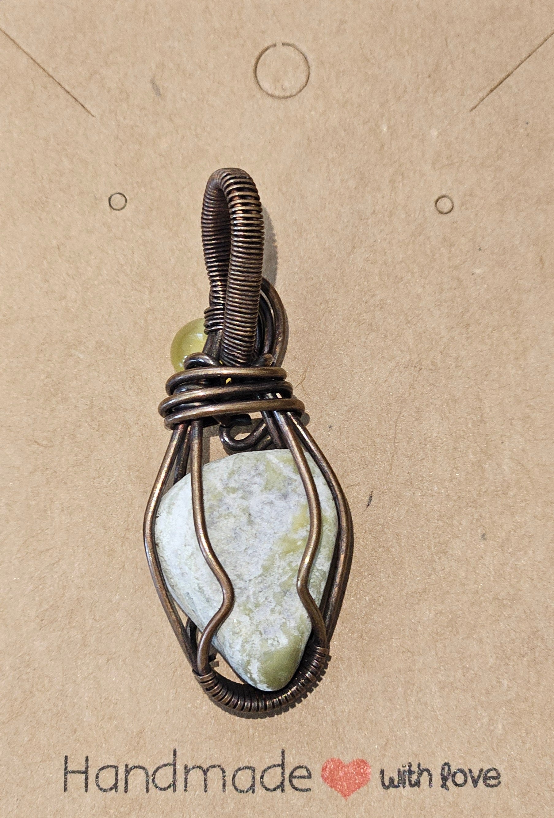 Epidote Quartz Pendant