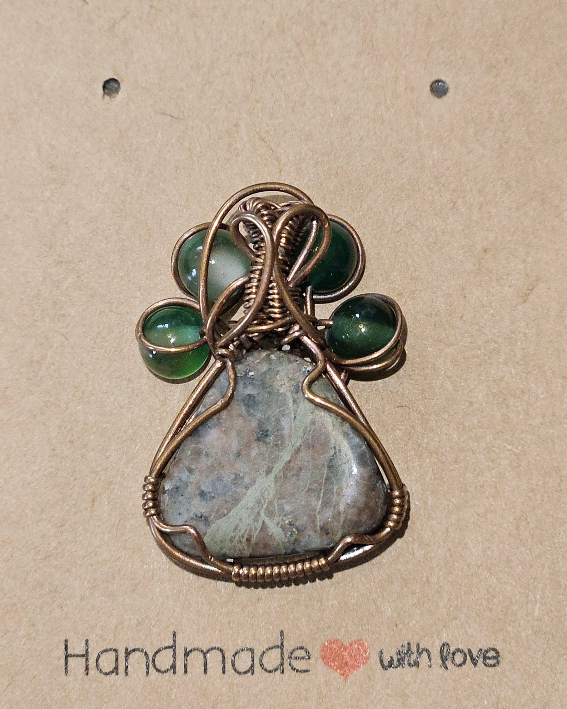 Granite "Pawprint" Pendant
