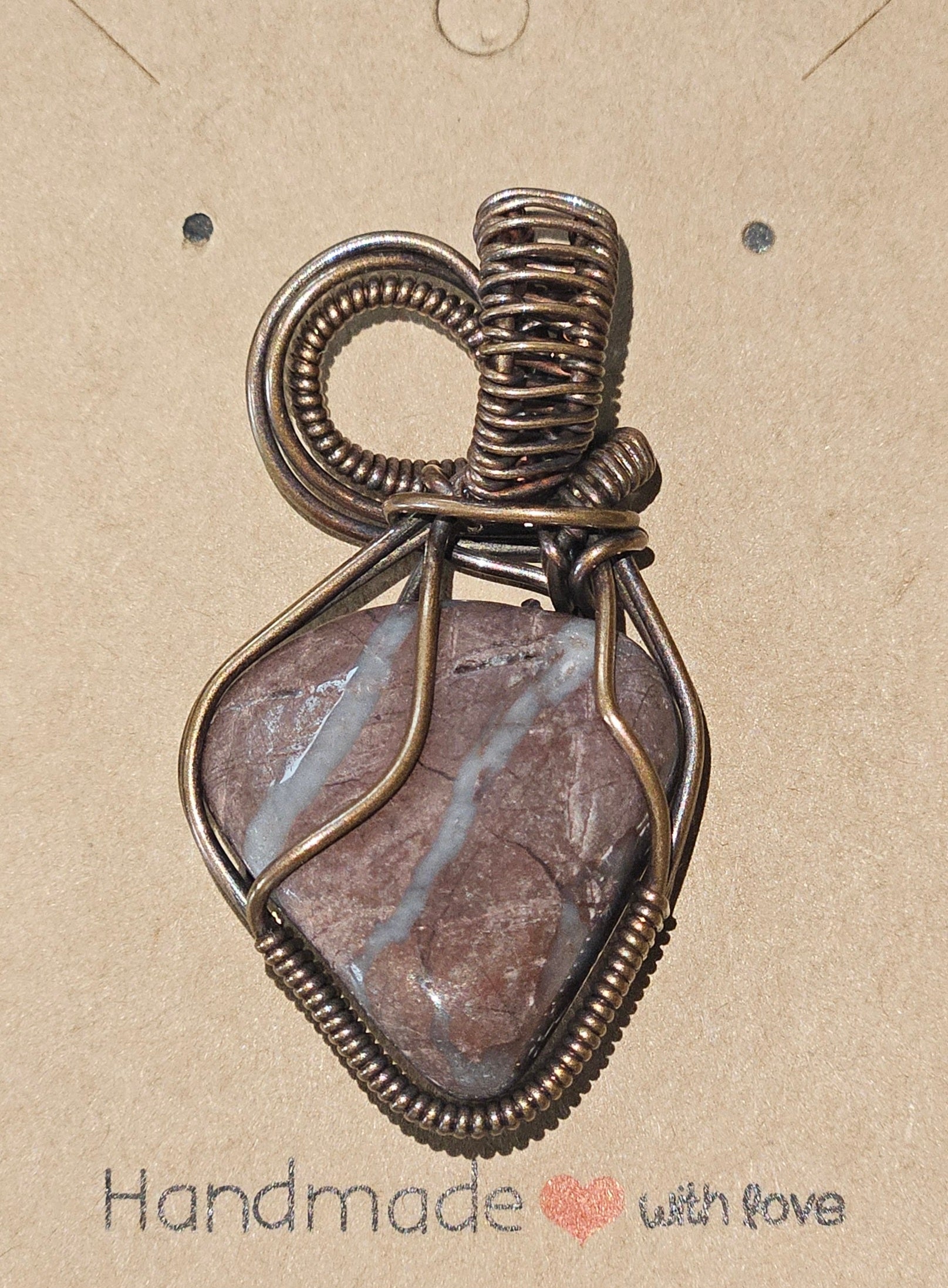 Jasper Quartz Pendant