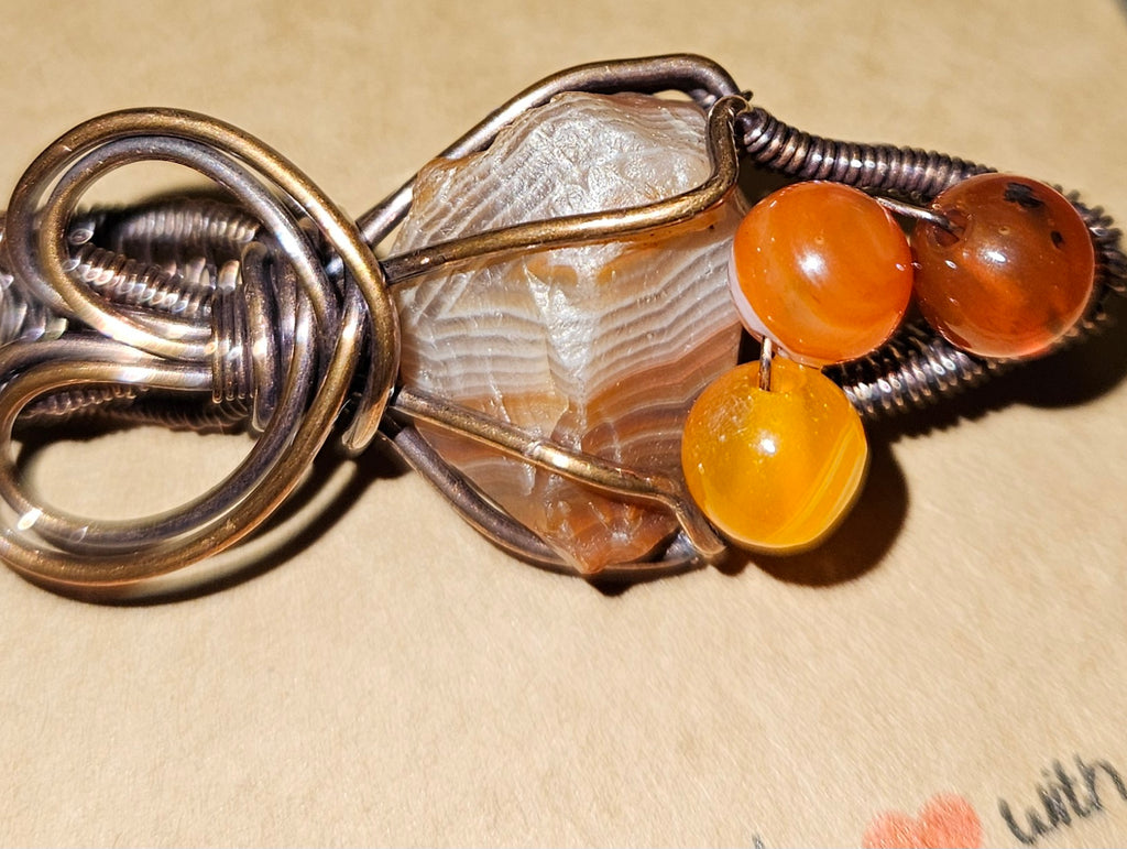 Lake Superior Agate Pendant