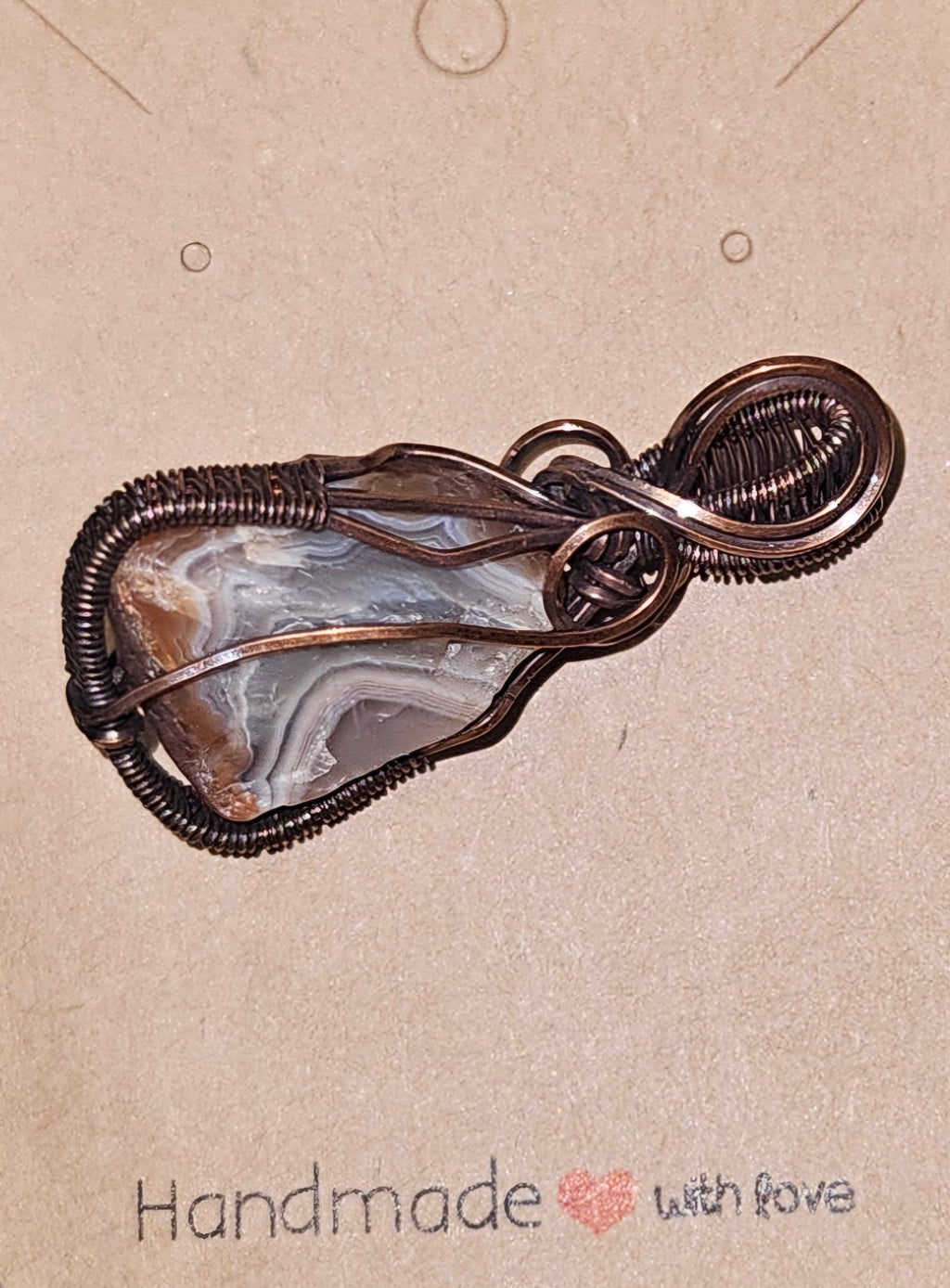 Lake Superior Agate Pendant