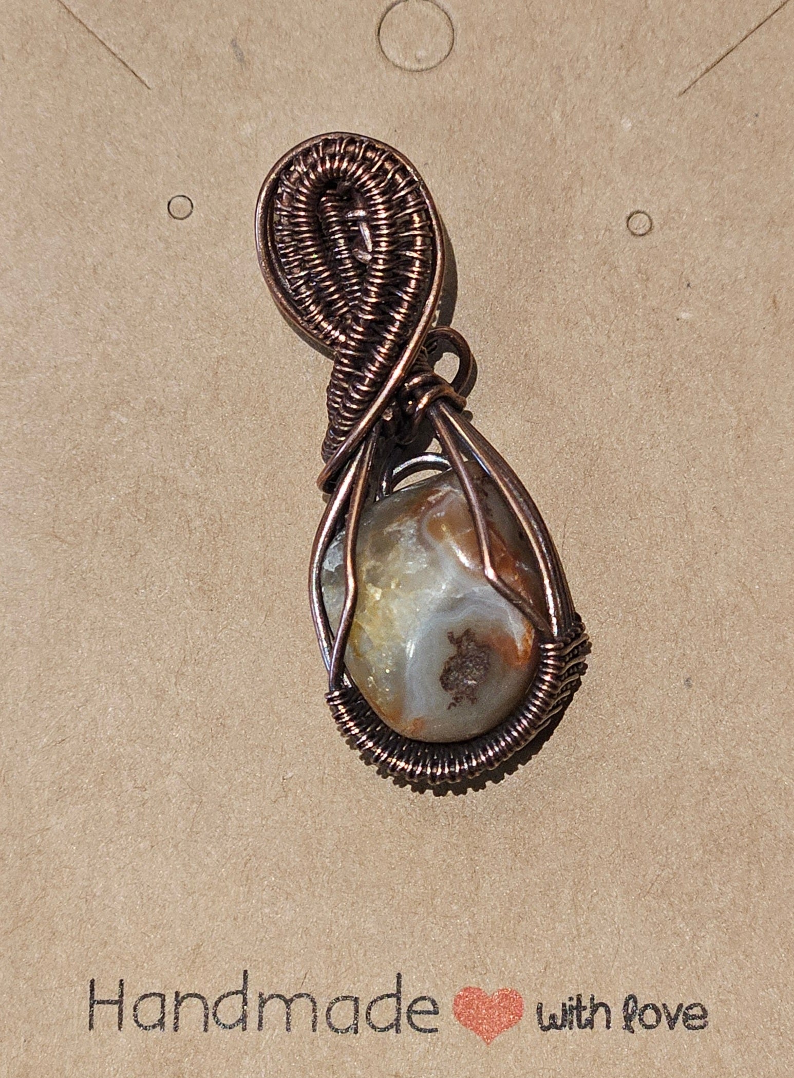 Lake Superior Agate Pendant