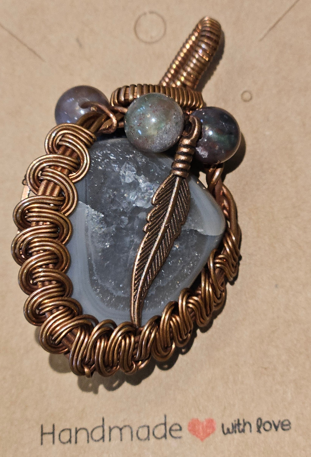 Lake Superior Agate Pendant