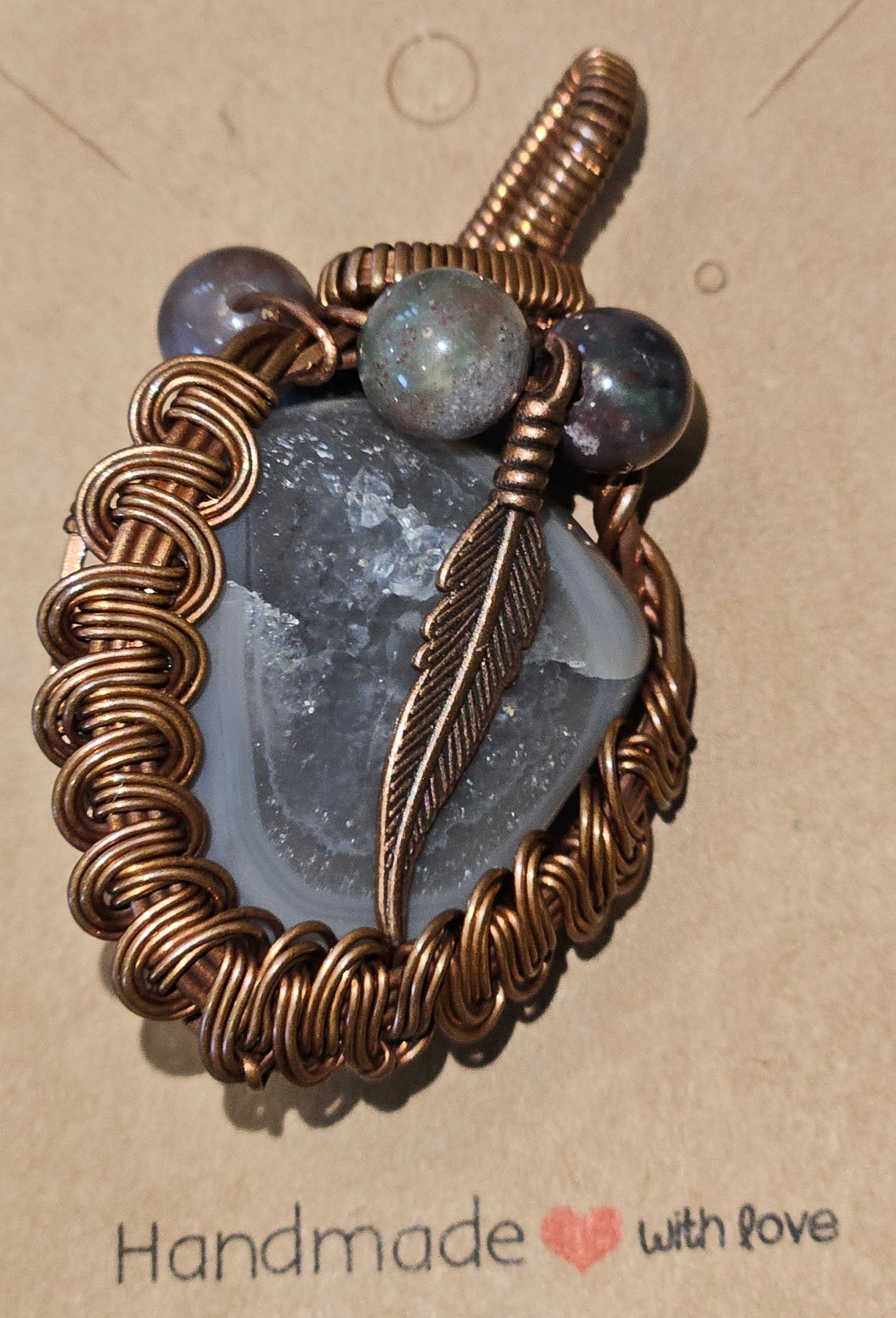 Lake Superior Agate Pendant