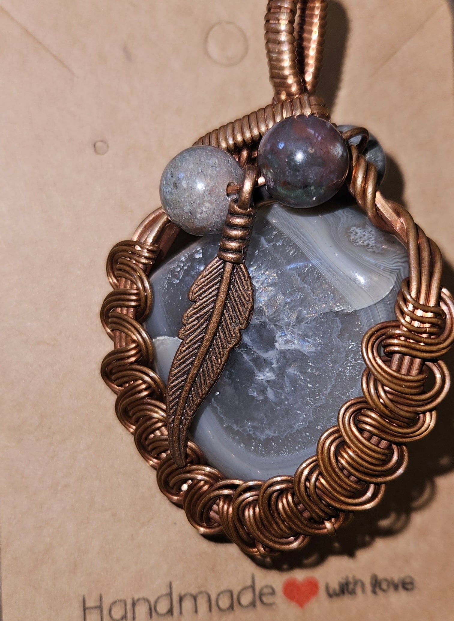 Lake Superior Agate Pendant