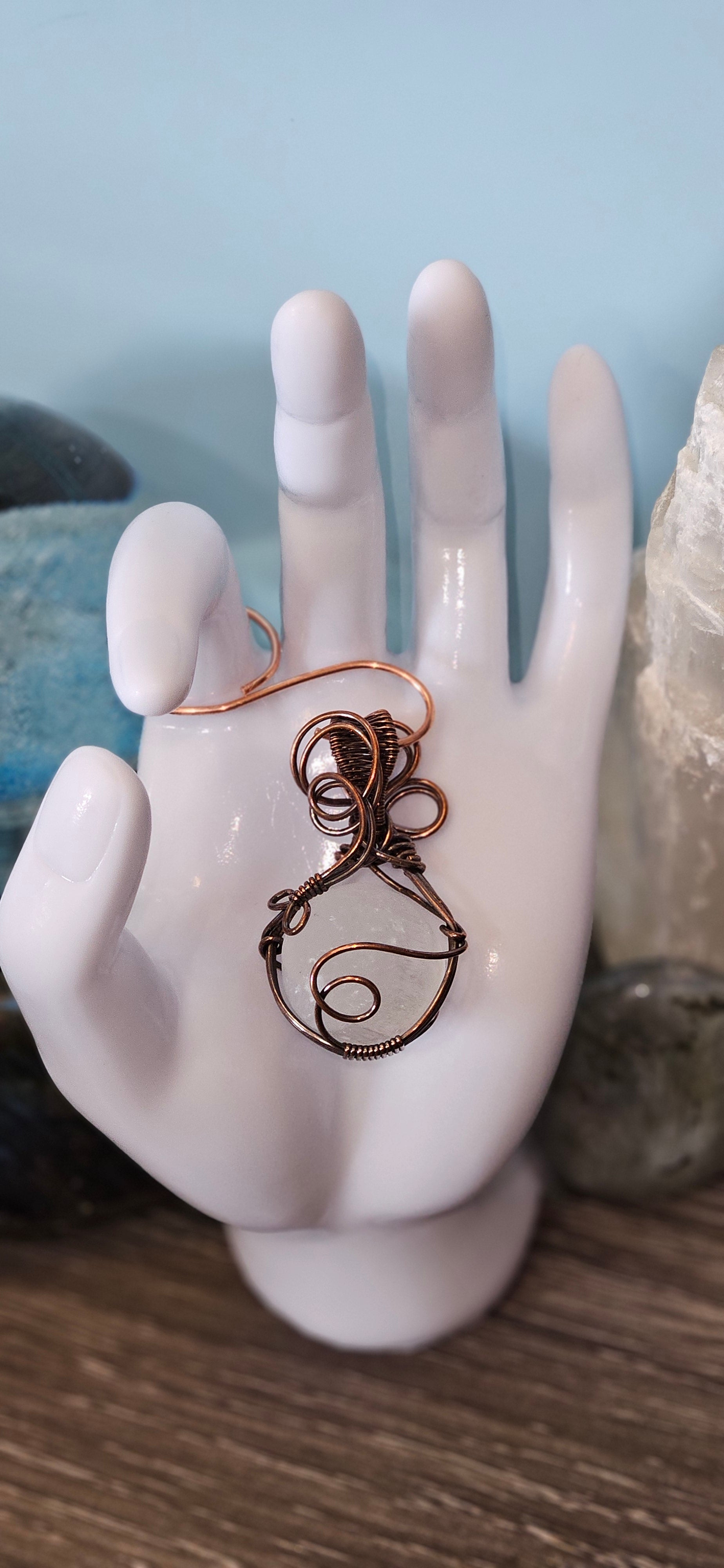 Selenite Sphere Pendant