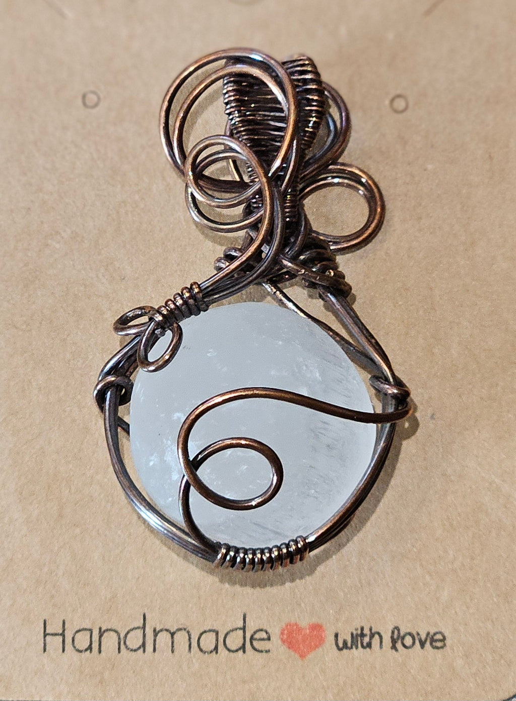 Selenite Sphere Pendant