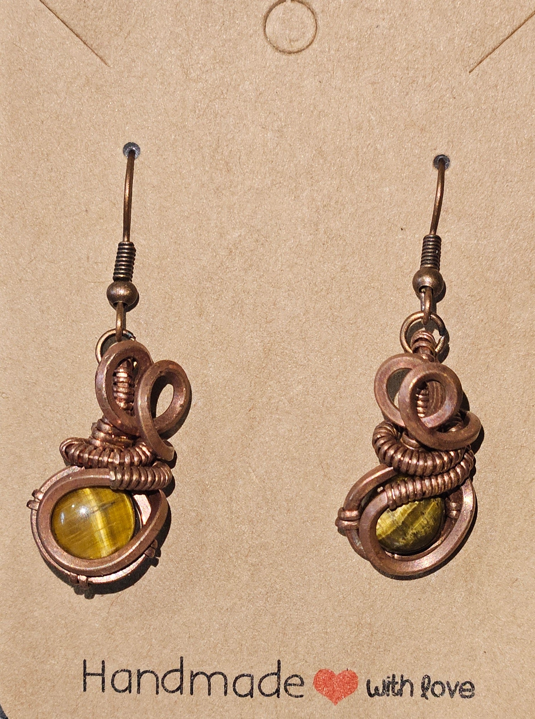 Tiger Eye Earrings