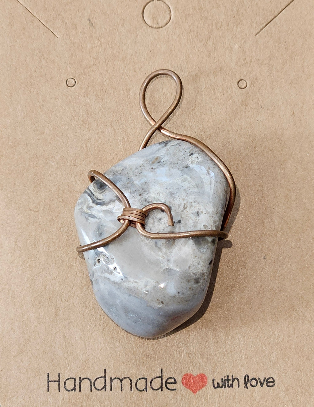White Agate Pendant